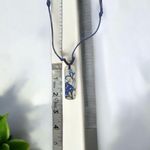 Beautiful Handcrafted‎ Blue/White Porcelain Pendant Necklace Retro Chinese Style White Photo 3