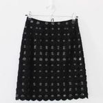 Couture Couture Los Angeles Vintage Beaded Crochet Pencil Skirt Size 38 Photo 0