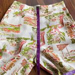 Cynthia Rowley  100% Linen Mediterranean Wide Leg Crop Pull On Pants Photo 7