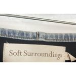 Soft Surroundings size Medium The Ultimate Braided Knot Jeans pull on stretch Photo 6