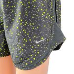 Nike  Tempo Dri Fit Women's Black Green Geometric Yoga Athletic Running Shorts M Photo 2