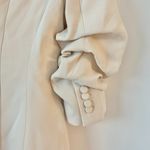 Cinq à Sept Cinq a Sept Crochet Lace Scrunched Cheyenne Blazer in Light Plaster Size 4 NWT Photo 12