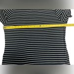 Tommy Hilfiger Women’s Short Sleeve Top Navy Blue White Stripe Shirt Size XLarge Photo 3