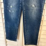 Risen‎ Paint Splatter Jeans Size 7/28 Blue Photo 4