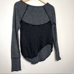 Free People We the Free Layered Knit Baseball Long Sleeve Tee Photo 6