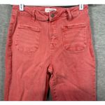 Risen Jeans Womens 9/29 Coral Pink Flare Denim Pants Stretch Casual Size undefined Photo 2
