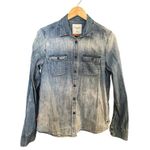 American Eagle Denim Long Sleeve Button Front Shirt Women’s Size Medium Photo 1
