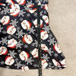 MS BASIC Christmas Dress Woman XXL Black Red Card Holiday Stretch Comfort Cats Photo 9