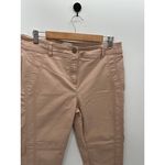 Chico's  Pink Khaki Cargo‎ Pants Moto Cotton Stretch Womens Size M Medium Photo 3