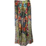 Johnny Was  bohemian wide leg elastic waist multicolored Rachel Pant Size M/L Photo 1
