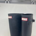 Hunter  Original Tall Rain Boots in Navy Blue Sz 9 Photo 3