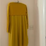 English Factory gorgeous yellow dress half sweater size S Photo 5