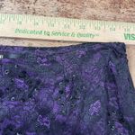 Rimini Y2K Sequined Lace Halter Top And Pants Formal Cocktail Suit Size 8 Purple Photo 8