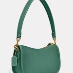 Coach Originals swinger 20 Leather Clutch Shoulder Bag ~NWT~ Bright Green C2643 Photo 1