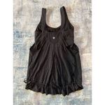 Lululemon  Run Times Tank Black Micro Stripe Size 4 Photo 5
