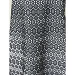 Ellen Parker Black & White Geometric Lace Sleeveless Sheath Dress Womens Size L Size L Photo 7
