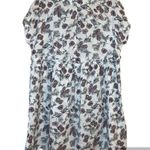 True Craft  White Floral Print Babydoll Dress Size Medium Photo 1