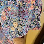 Billabong Multicolor Floral Paisley Cover Up Beach Pants Size Medium Oversized Photo 6