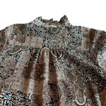 House of Harlow 1960 Paisley Neutral Print Dress Boho Mini Long Sleeve Size 2 Photo 7