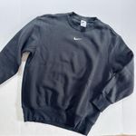 Nike Oversized Crewneck Sweatshirt Black Photo 0