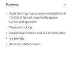 Toad & Co EUC . Cue Sleeveless Faux Wrap Dress Size Medium Photo 8