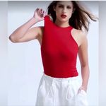 Cyanstyle Red Tank Bodysuit Size Small NWT Photo 7