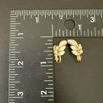 Vintage A&S ATTWOOD & SAWYER Clear Swarovski Crystal Necklace & Earrings w/ Box Gold Photo 10