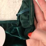 Princess Polly NWT Princess Fiona Emerald Green Velvet Long Sleeved Mini Dress Costume Photo 5