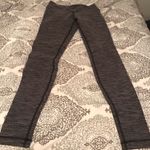 Lululemon Black And Gray Wunder Under Leggings BRAND NEW Photo 0