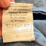 Light Blue 100% Linen Made In Italy 3/4 Sleeve Top Women’s Size Medium Photo 8