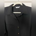 Amanda Uprichard Lindy Shirt Dress Black Photo 3