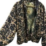 Johnny Was NWT! Calme Bamboo Blend Leopard Print Fleece Jacket - Size Small Photo 3