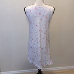 Body Touch white floral lace pleated button down nightgown Photo 5