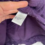 Talbots Dark Purple Jacquard Burnout Velvet Dressy 100% Cotton Jacket Size 12 Photo 6