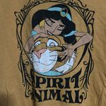 Disney -Jasmine/ Rajah- Aladdin- Spirit Animal Graphic TeeCrop ‎ Size Large NWTS Photo 1