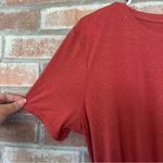 Lululemon Unwind Your Mind T Shirt Dress Women’s 8 NEW Brick Red Speckled Photo 5