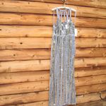 Mac Duggal  93981 Womens HALTER NECK Mirror EMBELLISHED DETAILED BACK GOWN Dress Photo 5