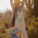 Free People Movement Morning Meadow Onesie Jumpsuit Overalls: Oatmilk Spearmint Photo 3