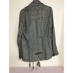 Anthropologie Hei Hei Women Cargo & Lace Military Jacket Sz.Sm Green Gorpcore Photo 6