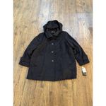 Ralph Lauren Lauren A Line Wool Single Breasted Coat In Regal Navy Plus Size 18W Photo 5