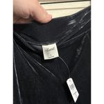 Soma NEW  Velvet Pants Size Large Gray Loungewear Elastic Waist Pant with Pockets Photo 2