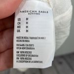 American Eagle  White Pattern Lace detail top size Medium Boho Photo 8