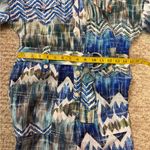 L'ATISTE Blue and Green Patterned Jumpsuit Size Small. E71 Photo 2
