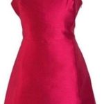 Kate Spade  Backless Mini Dress In Full Bloom Sweetheart Pink Cap Sleeve Size 4 Photo 0