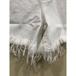 Edyson Delon High Rise Shorts Cut Off Denim Frayed Distressed 27 Button Fly Whit White Photo 2