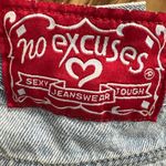 No Excuses Vintage  High Rise Denim Jean Shorts Size 11/12 Photo 2