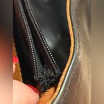 Valentina Black and Brown Shoulder Bag with Leather Handles Photo 12