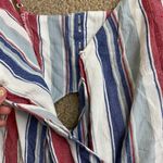 American Eagle Red White Blue Striped Romper Photo 3