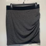 Vera Wang Princess  Black & Gray Mini-Skirt Photo 0