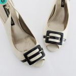 Bandolino DBPeaceTJ Buckle Peep Toe Slingback Heels Photo 5